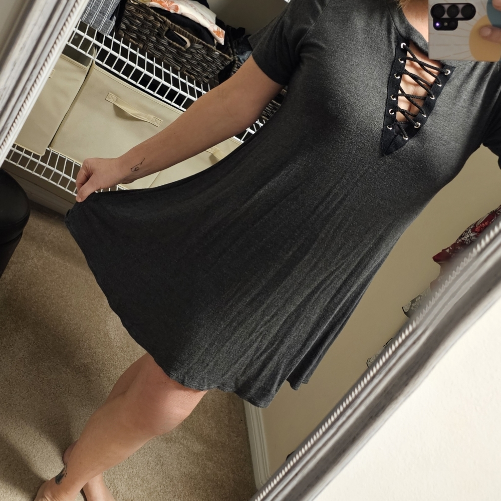Gray Dress